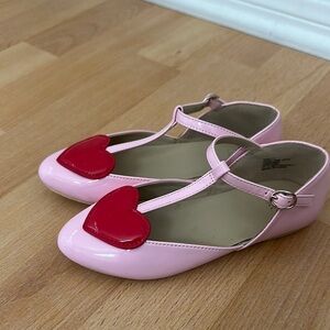 Pink Heart Kids Shoes